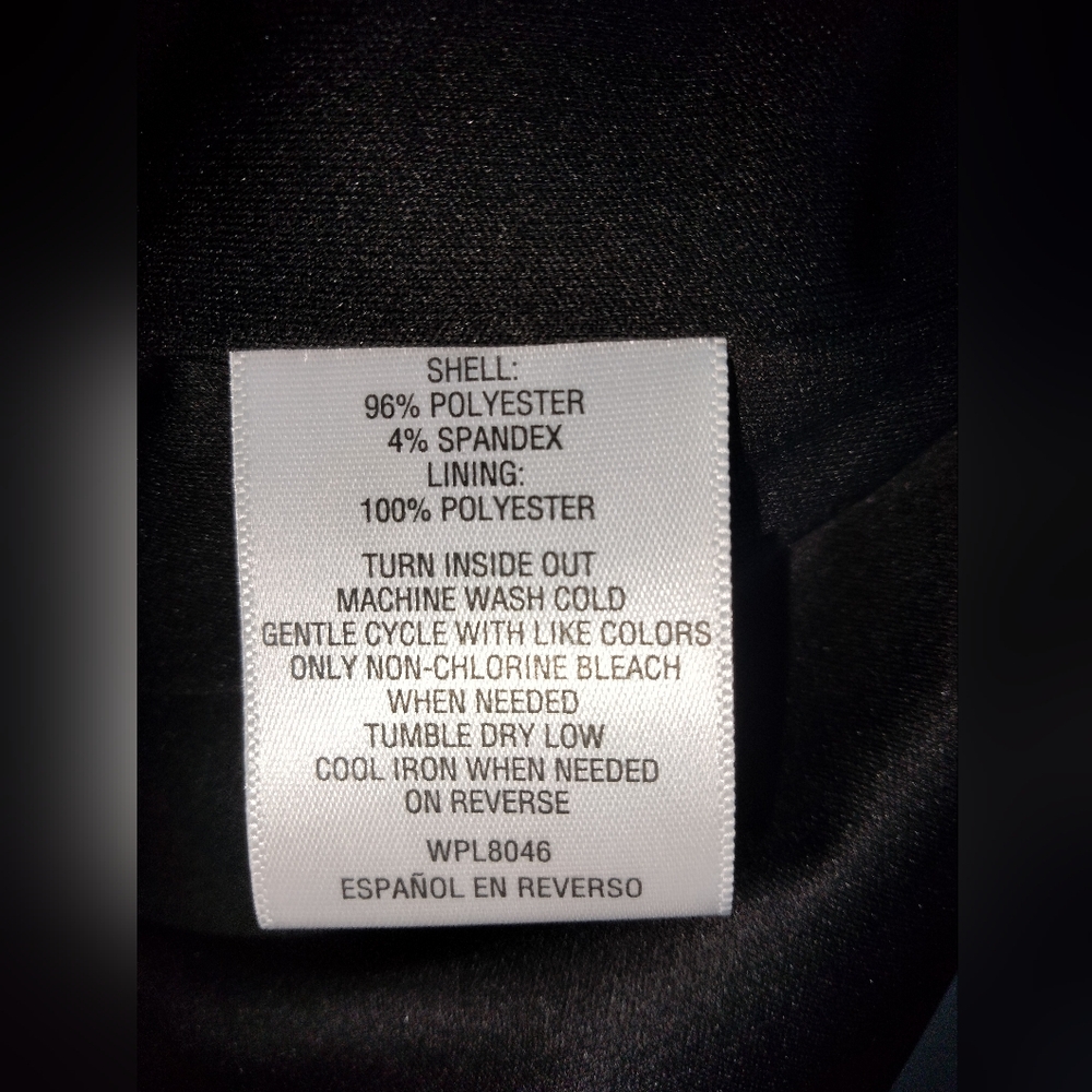 Thalia Sodi (Sz L) Black Pebble Faux Leather Sleeveless Slip Pocket Sheath Dress - Picture 8 of 11